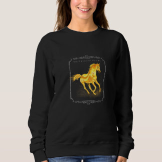 Sweatshirt Cheval d'or