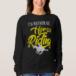 Sweatshirt Cheval équitation Sport équestre Dressage Gallop S