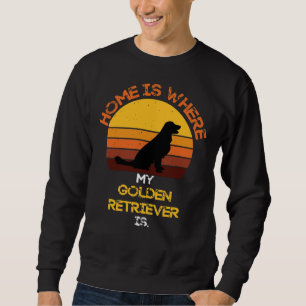 Sweatshirt Chez Moi, Mon Auditeur D'Or Est Drôle Chien Quo