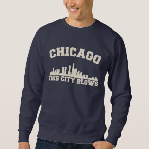 Sweatshirt Chicago : Cette ville souffle