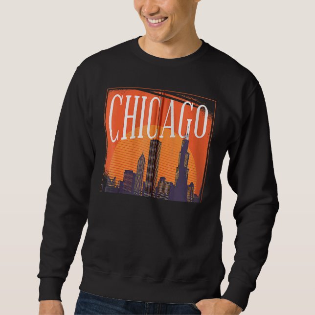 Sweatshirt Chicago Zip (Devant)
