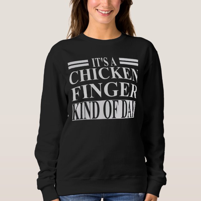 Sweatshirt Chicken Finger Apparel Best  Fingers  Design (Devant)