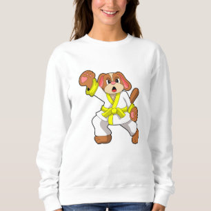 Sweatshirt Chien à Karate Arts martiaux