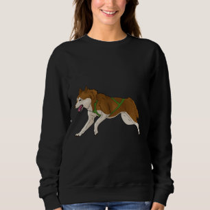 Sweatshirt Chien à traîneau sibérien rougeoyen