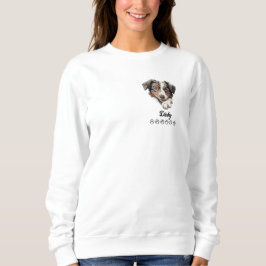 Sweatshirt Chien berger australien T-shirt personnalisé