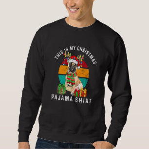 Sweatshirt Chien blanc Père Noël Reindeer Cool mignon Chien C