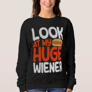 Sweatshirt Chien Chaud Humour Adulte Jeu de Mots Coquin Regar
