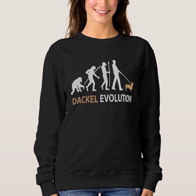 Sweatshirt Chien Dachshund Teckel Dachshund (Devant)