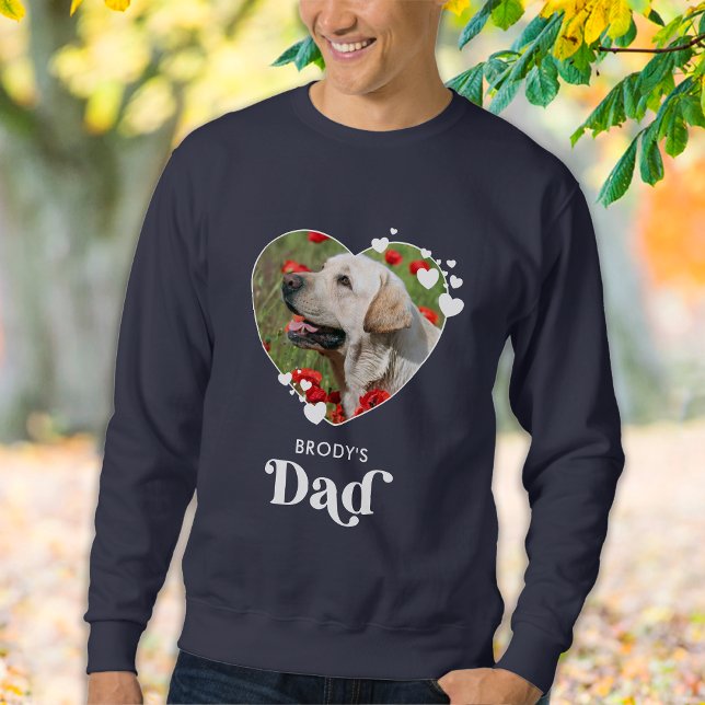 Sweatshirt Chien DAD Personnalisé Animaux de compagnie Photo  (Créateur téléchargé)