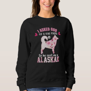 Sweatshirt Chien d'Alaska Noël Chien mignon Propriétaire d'an