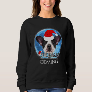 Sweatshirt Chien de Chien de Chien de père Noël Joyeux Noël