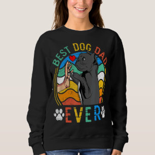 Sweatshirt Chien de taureau français Meilleur Chien Papa Jama