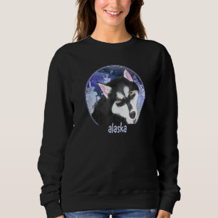 Sweatshirt Chien de traîneau d'Alaska Husky sibérien Mushing 