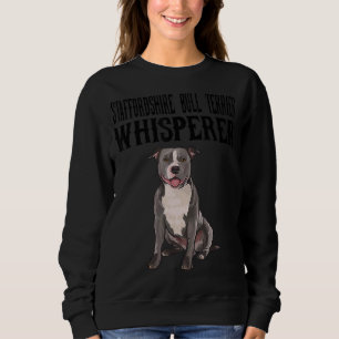 Sweatshirt Chien du Staffordshire Bull Terrier Wisperer