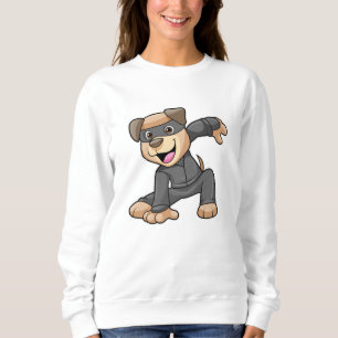 Sweatshirt Chien en costume Ninja