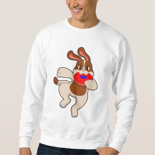 Sweatshirt Chien en train de jouer (Devant)