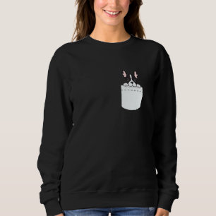 Sweatshirt Chien et Français de la petite chienne de la poche