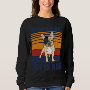 Sweatshirt Chien français papa mignon Français Chien