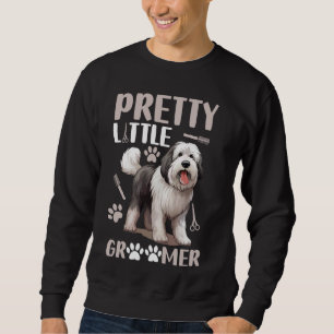 Sweatshirt Chien Grooming Drôle Animaux Groomer Plutôt Petit