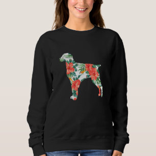 Sweatshirt Chien hawaïen Brittany Aloha
