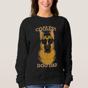Sweatshirt Chien le plus frais Papa I Berger allemand Papa I 
