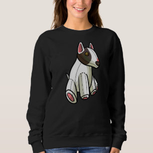 Sweatshirt Chien miniature de taureau de Terrier farci animal