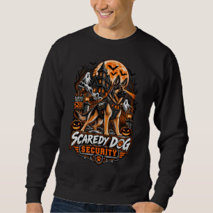Sweatshirt Chien Peureux Sécurité Berger Allemand Halloween K