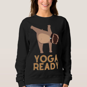 Sweatshirt Chien prêt au Yoga