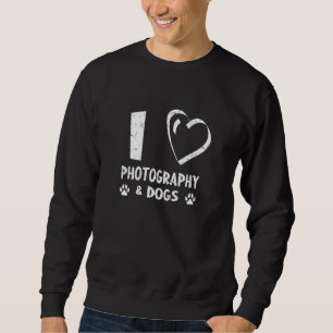 Sweatshirt Chien Propriétaire de chien Appareil photo Photog