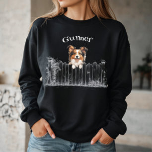 Sweatshirt Chien qui regarde Customisable