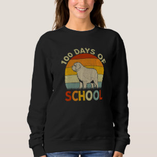Sweatshirt Chien Saint-Bernard Rétro Filles Enseignantes 100è
