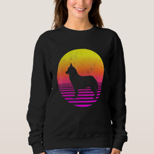Sweatshirt Chien sibérien Husky les années 70 80s Vintage rét