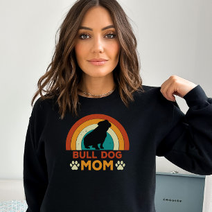 Sweatshirt Chien vintage Chien Maman Coucher de soleil