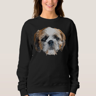 Sweatshirt Chien Yorkie Shih Tzu Purebred Er Dummy Enveloppé