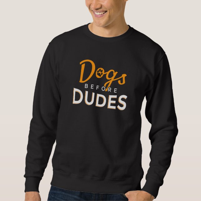 Sweatshirt Chiens avant les mecs (Devant)