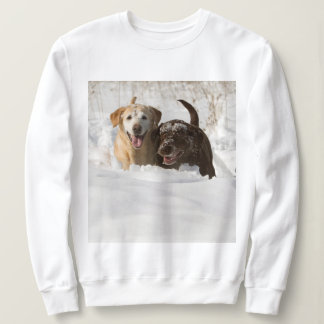 Sweatshirt Chiens d'arrêt de Labrador de sourire dans la
