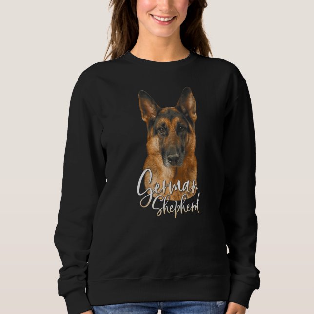 Sweatshirt Chiens de chien chiches bergers allemands (Devant)