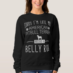 Sweatshirt Chiens de chien de Pitbull Terrier américain Pit B