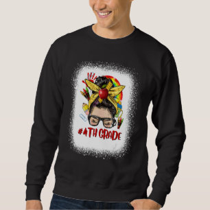 Sweatshirt Chignon désordonné pour femmes de 4e année, coupe