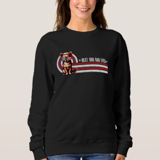 Sweatshirt Chihuahua Amateurs Meilleur Chien Papa Jour Drapea