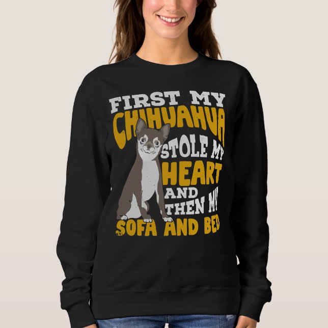 Sweatshirt Chihuahua Chien animal (Devant)