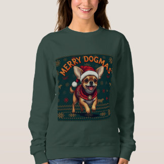 Sweatshirt Chihuahua Merry Dogmas 