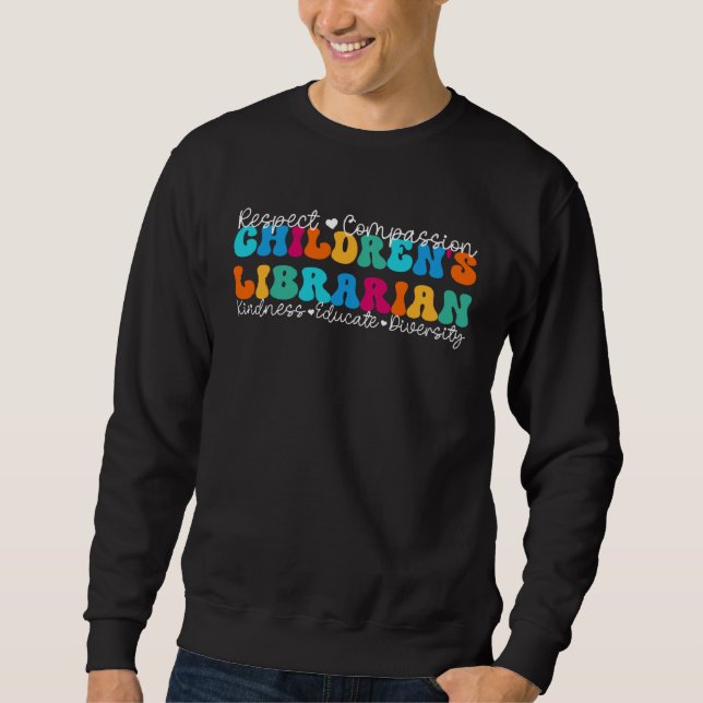 Sweatshirt Children s Librarian Appreciation Week Back to Sch (Devant)
