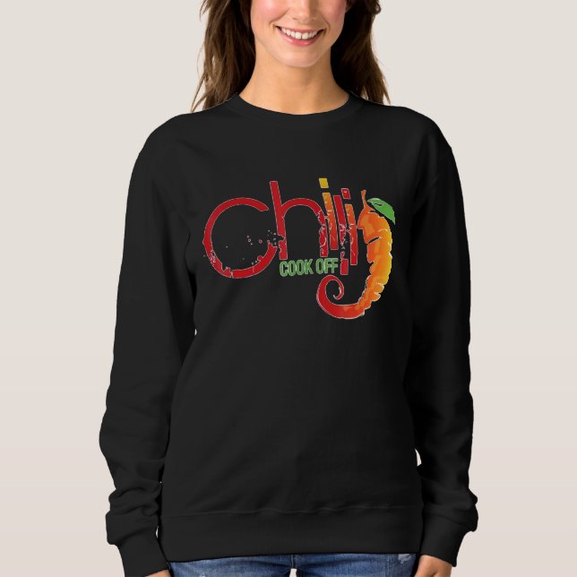 Sweatshirt Chili Cook Off Chili Cook Off Champ (Devant)