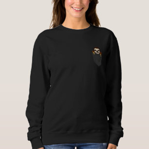 Sweatshirt Chillin Sloth dans le tee-shirt de poche Paresseu