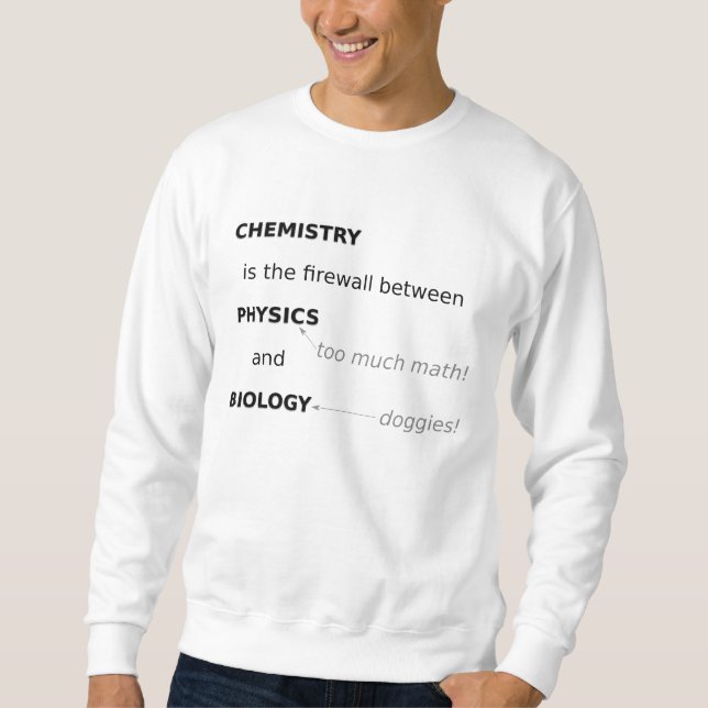 Sweatshirt Chimie (Devant)