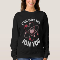 Chimie Saint-Valentin Science Pun Atome Cœur Je