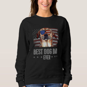 Sweatshirt Chinook Meilleur Chien Papa Jamais Retro États-Uni