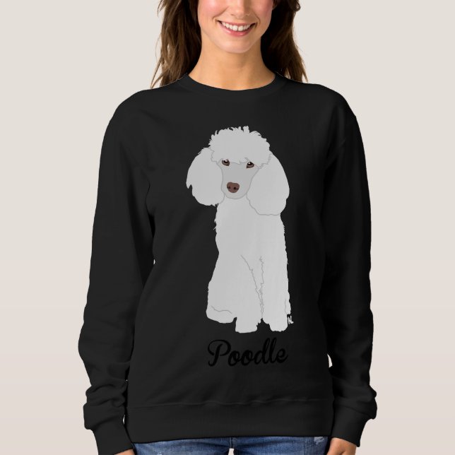Sweatshirt Chiot de caniche (Devant)