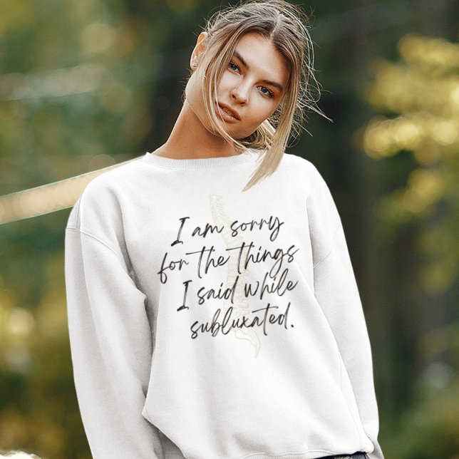 Sweatshirt Chiropractic Crewneck, Chiropractic Gift, (Créateur téléchargé)